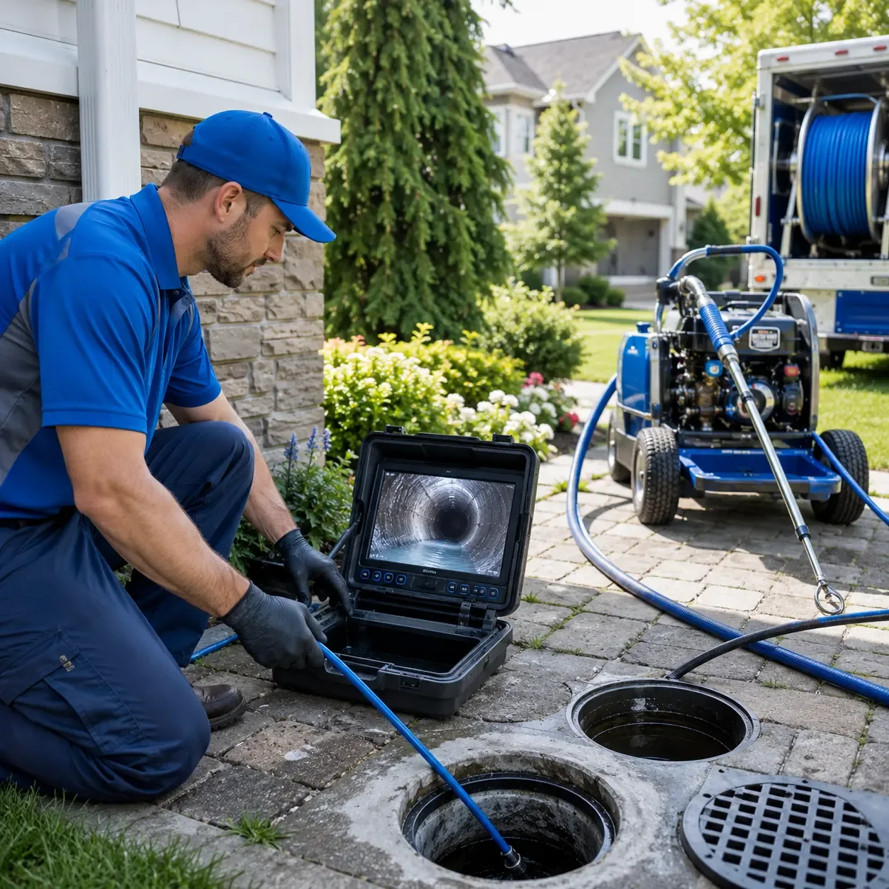 Outdoor drain cleaning professionals serving Oskaloosa, KS